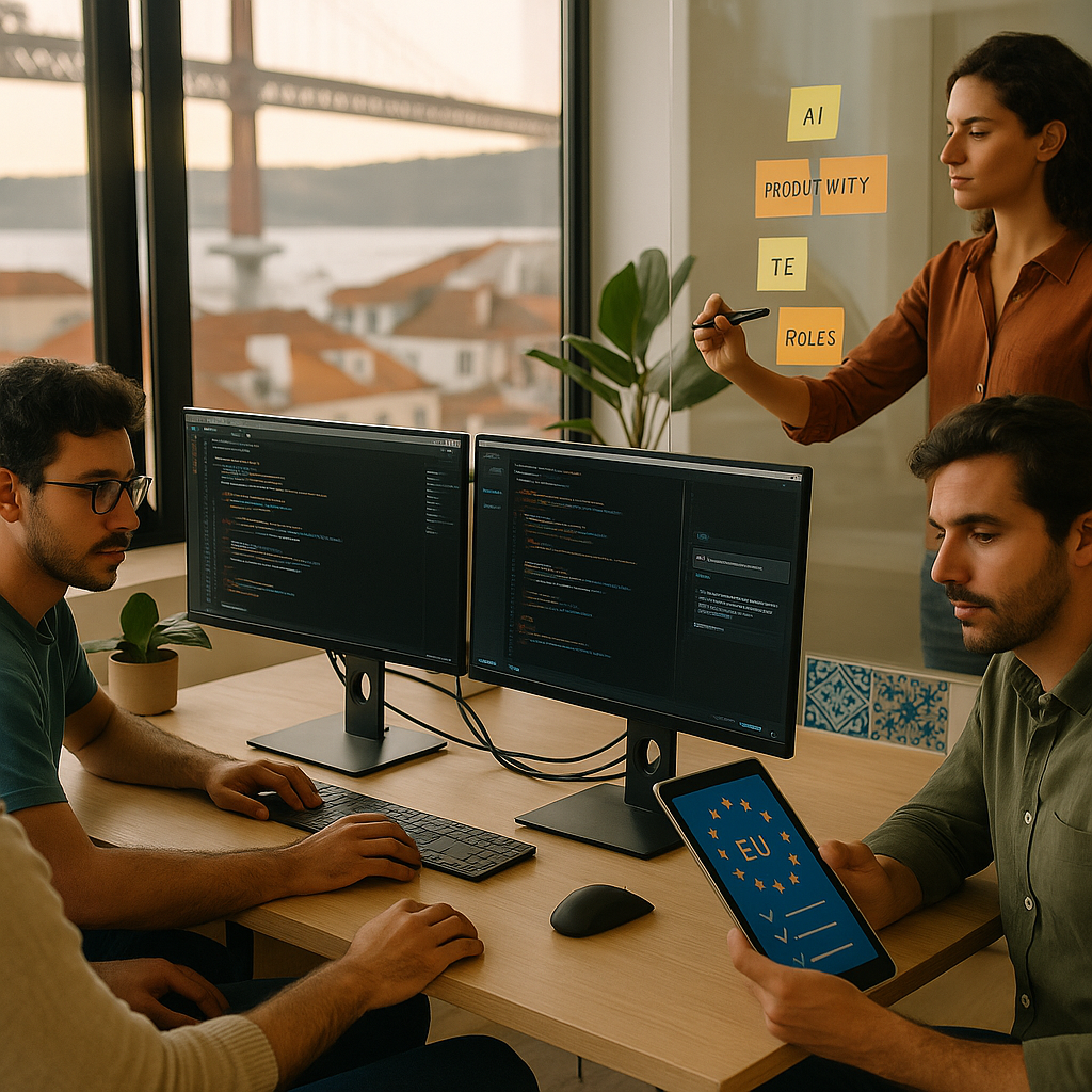 O futuro do desenvolvimento de software em Portugal com inteligência artificial